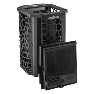 Печь-каменка HARD Саванна Панорама 16L удлиненная топка (14 - 18 м.куб)