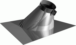 Проход кровли с фланцем d = 250 мм 30 гр. НЕРЖ.