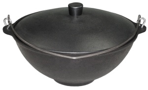 Казан чугунный  6л К-Д с ручкой с крышкой БЛМЗ  (1) Казан чугунный  6л К-Д с ручкой с крышкой БЛМЗ  (1)