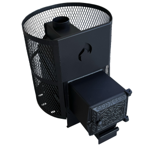 Печь-каменка ОПТИМА 24 ДТ-3 сетка d = 115 мм (8 - 24 м.куб.)