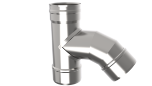 Тройник 45 градусов d = 115 мм (1 ММ)  (4)