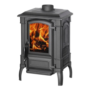 Печь-камин BRUNO  чугунная патина медь d = 120 мм (8 кВт)