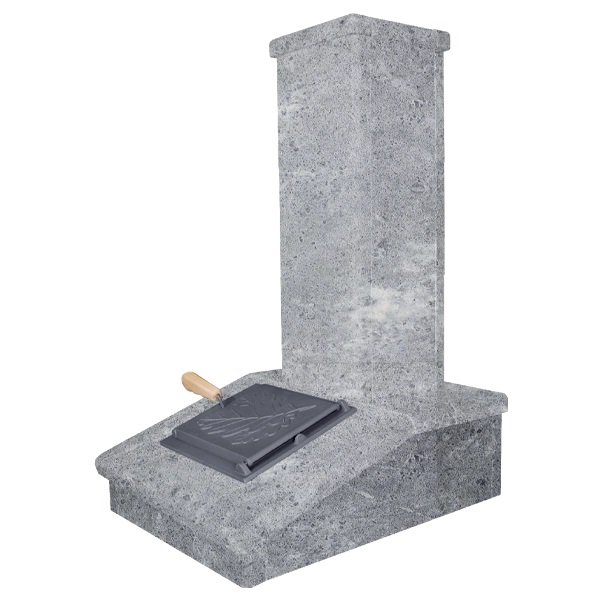 Облицовка на трубу для печей ГРОМ 40  ПРЕЗИДЕНТ ТАЛЬКОМАГНЕЗИТ (150*790)  (3 яруса) под шибер