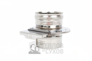 Шибер (задвижка) d = 115 мм ТИС (0,8 ММ) (430 СТАНДАРТ)