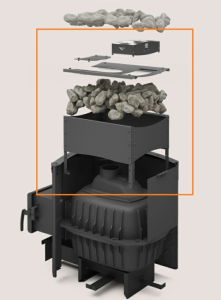 Закрытая каменка на печь-каменку БЫЛИНА 12