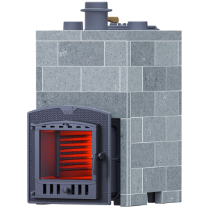 Облицовка ПРЯМАЯ 1000/45 ТАЛЬКОМАГНЕЗИТ КИРПИЧ для печи ГЕФЕСТ 25П2/30П2/ГРОМ 30П2  под т/о СЛЕВА