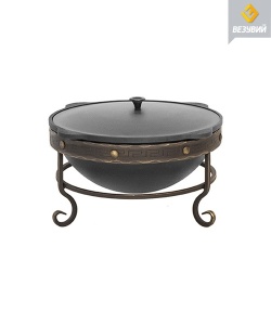 Подставка под казан ВЕЗУВИЙ  6 - 8 л кованая