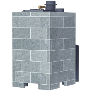 Облицовка для печей GFS ЗК 40М/П2  КЛАССИКА  КИРПИЧ ТАЛЬКОМАГНЕЗИТ (1150/45)