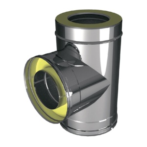 Сэндвич-тройник 90 гр. d = 115/215 мм (Н+Н) ВУЛКАН