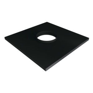 Крышка для разделки потолочной верхняя d = 130/230 мм УТЕПЛЕННАЯ   ВУЛКАН (RAL черный) АКЦИЯ 22%