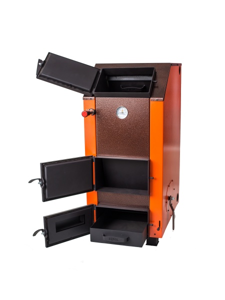 Котел отопительный  длит.горения МАГНУМ  15 ТЭ без ТЭН d=150 мм (G 1-1/4