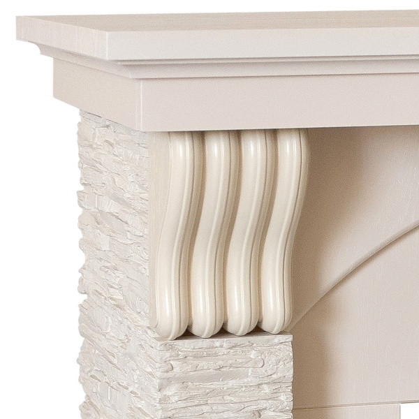 Портал Corfino STD/EUG айвори (WT-F612) для электроочага стандартного/Eugene *