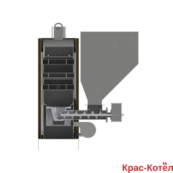Котел VULKAN UNI 18 кВт автоматический (уголь, пеллеты) бункер 290 л универсальный