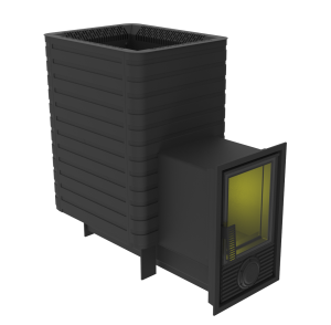 Печь-каменка ФАВОРИТ 15 дверца Д-2 с теплообменником d = 115 мм (8 - 20 м.куб.)