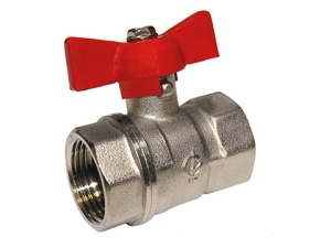 Кран шаровой DN-20 СТАНДАРТ 230 НИКЕЛЬ бабочка ВхВ ГАЛЛОП Кран шаровой DN-20 СТАНДАРТ 230 НИКЕЛЬ бабочка ВхВ ГАЛЛОП