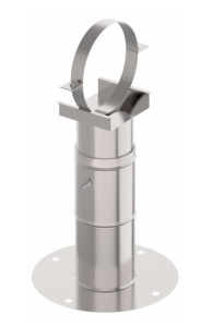 Кронштейн стеновой d = 200 мм ТЕЛЕСКОП 20-35 (0,8ММ)  (GS)  (8)