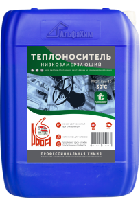 Жидкость незамерзающая PROFI Bio -30  10 кг теплоноситель на основе водного раствора глицерина