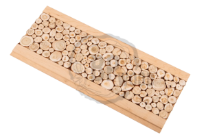 Панель декоративная из спилов можжевельника 15 х 240 х 2400 мм