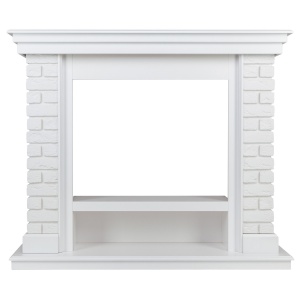 Портал Brixton 25,5 WT белый дуб для электроочага с 25,5 диагональю