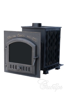 Печь-каменка СИБИРЬ-25 дверца ПАНОРАМА (ПД 545 х 545) под Т/О (правый) Печь-каменка СИБИРЬ-25 дверца ПАНОРАМА (ПД 545 х 545) под Т/О (правый)