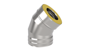 Сэндвич-колено 45 гр. d = 150/220 мм (Н+О) 0,8 ММ