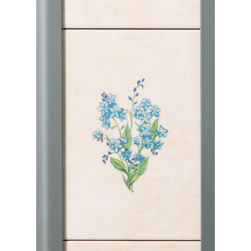 Печь-камин БАВАРИЯ ОПТИМА с чугунной плитой  НЕЗАБУДКА (РК049Н)