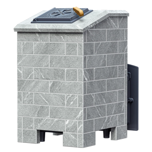 Облицовка для печей ГРОЗА 24М/П2  ПРЕЗИДЕНТ  КИРПИЧ ТАЛЬКОХЛОРИТ (930/40)