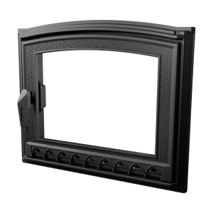 Дверца чугунная ПАНОРАМА АРКТИКА (посадочный размер 460 х 555 мм)