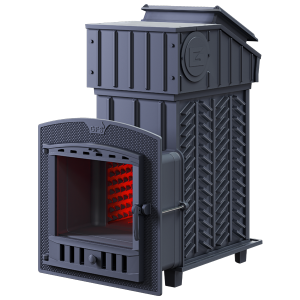 Печь-комплект GFS ЗК 25П2 КЛАССИКА  дверца ПАНОРАМА (25 м.куб)