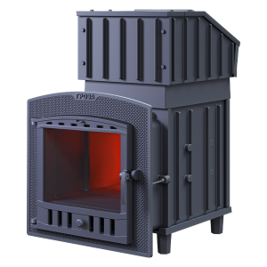 Печь-комплект универсальный ГРОЗА 18(П)2 дверца ПАНОРАМА (18 м.куб)