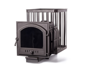 Печь-каменка  чугунная PAROVAR 24 СЕТКА КОВКА дверца 505 патина-медь (14 - 24 м.куб) Печь-каменка  чугунная PAROVAR 24 СЕТКА КОВКА дверца 505 патина-медь (14 - 24 м.куб)