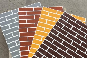 Плита огнеупорная армированная влагостойкая ОгнеупорOFF 10 х 600 х 1200  цвет декор кирпич красный