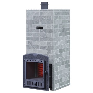 Облицовка для печей GFS ЗК 25М/П2 / 30М/П2 / ГРОМ 30П2 РУССКИЙ ПАР КИРПИЧ ТАЛЬКОХЛОРИТ (1520/50)