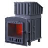 Печь-комплект ГРОЗА 18П2 универсальный  дверца ПАНОРАМА (18 м.куб)   (в комплекте: короб, дверца)