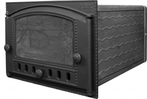 Духовой шкаф ДПС-ДК-2Б ДОМИК В ДЕРЕВНЕ стальной без реш-и RLK 345 (ГР: 383 х 308 х 481 мм) ЛИТКОМ