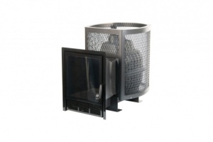 Печь-каменка  чугунная СИБИРЬ 20  ПРО СЕТКА  высечка дверца ПАНОРАМА (10 - 20 м.куб) Печь-каменка  чугунная СИБИРЬ 20  ПРО СЕТКА  высечка дверца ПАНОРАМА (10 - 20 м.куб)