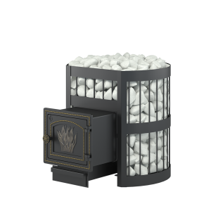 Печь-каменка  чугунная ЛЕГЕНДА  СТАНДАРТ 12 дверца ДТ- 3 (6 - 14 м.куб)  *