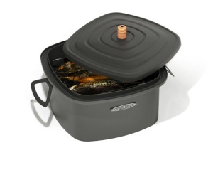 Коптильня горячего копчения Нельма Лайт Carbon антрацит Коптильня горячего копчения Нельма Лайт Carbon антрацит