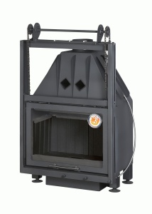 Топка АЛЬФА  700К КОНТРГРУЗ d = 150 мм черный шамот (12 кВт) Экокамин (TA700-1KB)