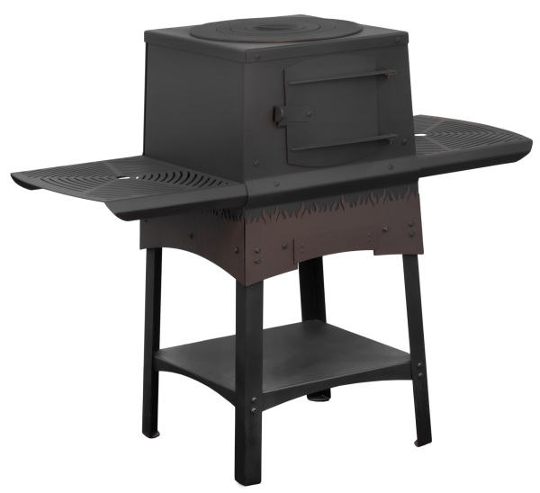 Печь под казан с чугунной плитой LUX СТАЛЬ-МАСТЕР Печь под казан с чугунной плитой LUX СТАЛЬ-МАСТЕР