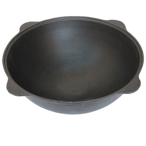 Казан чугунный 40л без крышки круглое дно БЛМЗ Казан чугунный 40л без крышки круглое дно БЛМЗ