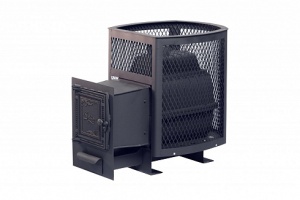 Печь-каменка  чугунная СИБИРЬ 20  СЕТКА  высечка дверца универсальная ЧУГУН/СТЕКЛО (10 - 20 м.куб) Печь-каменка  чугунная СИБИРЬ 20  СЕТКА  высечка дверца универсальная ЧУГУН/СТЕКЛО (10 - 20 м.куб)