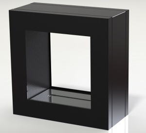 Биокамин CUBE black