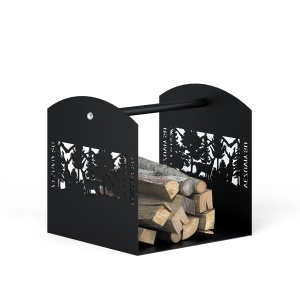 Дровница ВЕЗУВИЙ D 420 В РУССКИЙ ЛЕС БРОНЗА кованая