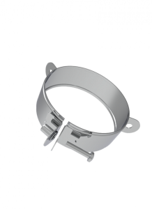 Хомут под растяжки d = 150 мм h=46 мм НЕРЖАВЕЙКА  (GS)
