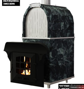 Печь-каменка чугунная КАЛИТА М ароч нержавеющий тоннель и чугунная дверца ПАНОРАМА (18 - 34 м.куб) Печь-каменка чугунная КАЛИТА М ароч нержавеющий тоннель и чугунная дверца ПАНОРАМА (18 - 34 м.куб)