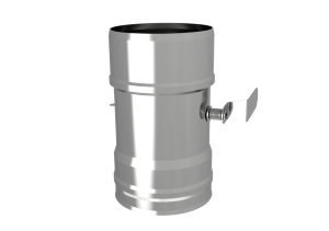 Шибер (заслонка) поворотный d = 115 мм (1 ММ)  (20)