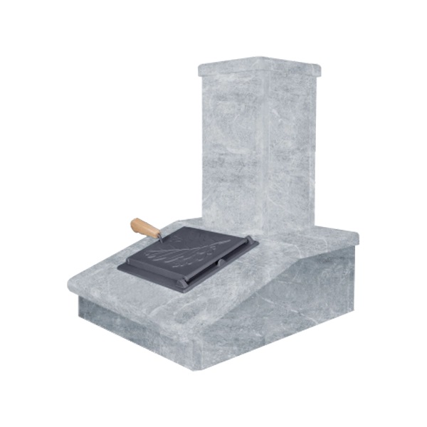 Облицовка на трубу для печей ГРОЗА 24  ПРЕЗИДЕНТ ТАЛЬКОХЛОРИТ (115*540)  (2 яруса) под шибер