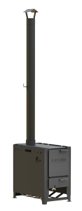 Печь отопительная блиндажная СМУГЛЯНКА - 5 до 60 м.кв. дымоход в комплекте Печь отопительная блиндажная СМУГЛЯНКА - 5 до 60 м.кв. дымоход в комплекте
