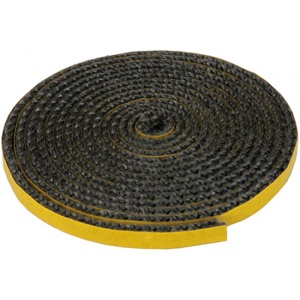 Шнур термостойкий уплотнительный самоклеющийся 10 х 2 мм ГЕРМАНИЯ (ЦЕНА ЗА 1 ПОГОННЫЙ МЕТР!!!)